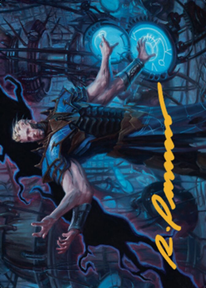 Image of Ertai Resurrected Art Card 1 (Gold-Stamped Signature) [Dominaria United Art Series]