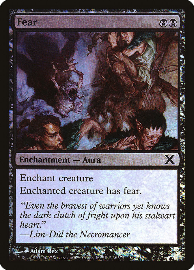 Image of Fear (Premium Foil) [Tenth Edition]