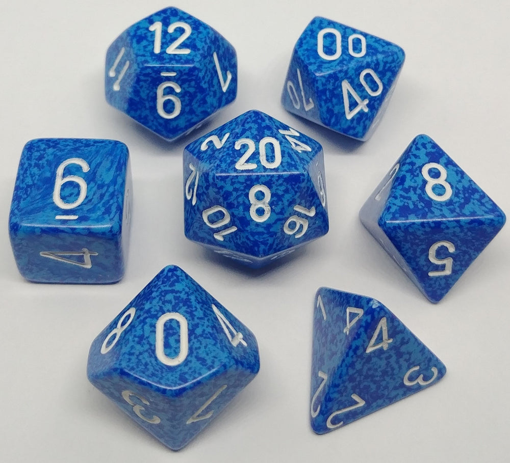 Chessex Speckled - Water - 7 Dice