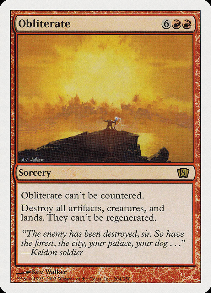 Image of Obliterate (Oversized) [Eighth Edition]