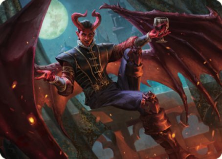 Image of Raphael, Fiendish Savior Art Card (40) [Commander Legends: Battle for Baldur's Gate Art Series]