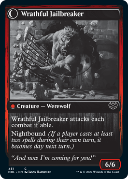 Image of Weary Prisoner // Wrathful Jailbreaker [Innistrad: Double Feature]