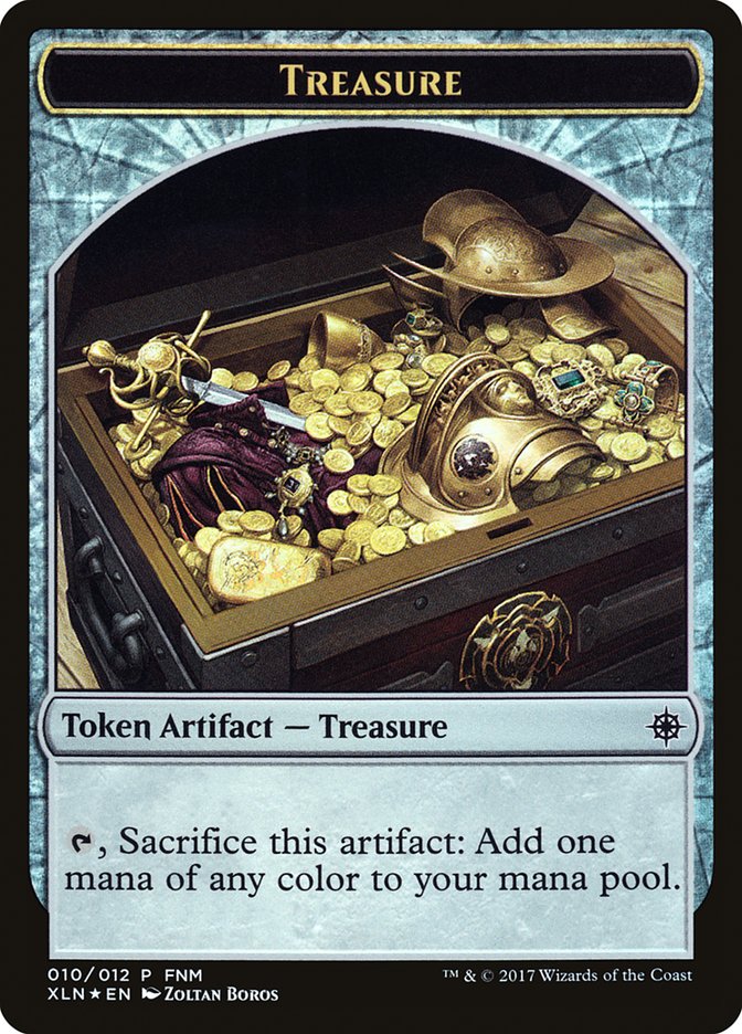 Image of Vampire // Treasure Double-Sided Token [Friday Night Magic 2017]