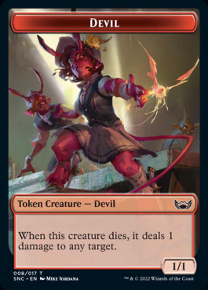 Image of Devil // Citizen Double-Sided Token [Streets of New Capenna Tokens]