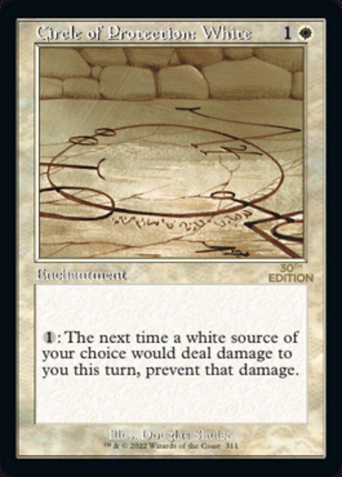 Image of Circle of Protection: White (Retro) [30th Anniversary Edition]