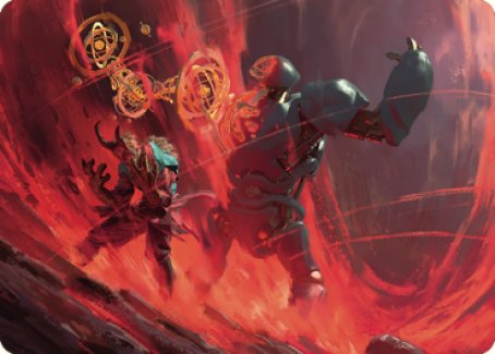 Image of Twinferno Art Card [Dominaria United Art Series]