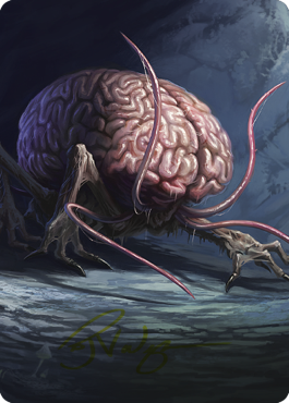Image of Intellect Devourer Art Card (Gold-Stamped Signature) [Commander Legends: Battle for Baldur's Gate Art Series]