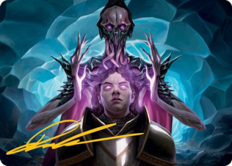 Image of Mind Flayer Art Card (Gold-Stamped Signature) [Dungeons & Dragons: Adventures in the Forgotten Realms Art Series]
