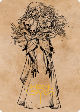 Image of Myrkul, Lord of Bones Art Card (73) (Gold-Stamped Signature) [Commander Legends: Battle for Baldur's Gate Art Series]