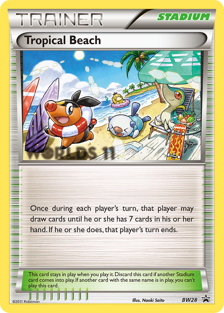 Tropical Beach (BW28) [Black & White: Black Star Promos]