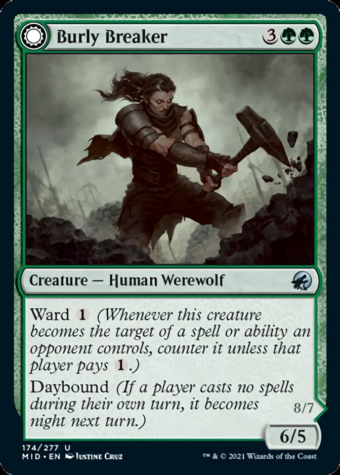 Image of Burly Breaker // Dire-Strain Demolisher [Innistrad: Midnight Hunt]