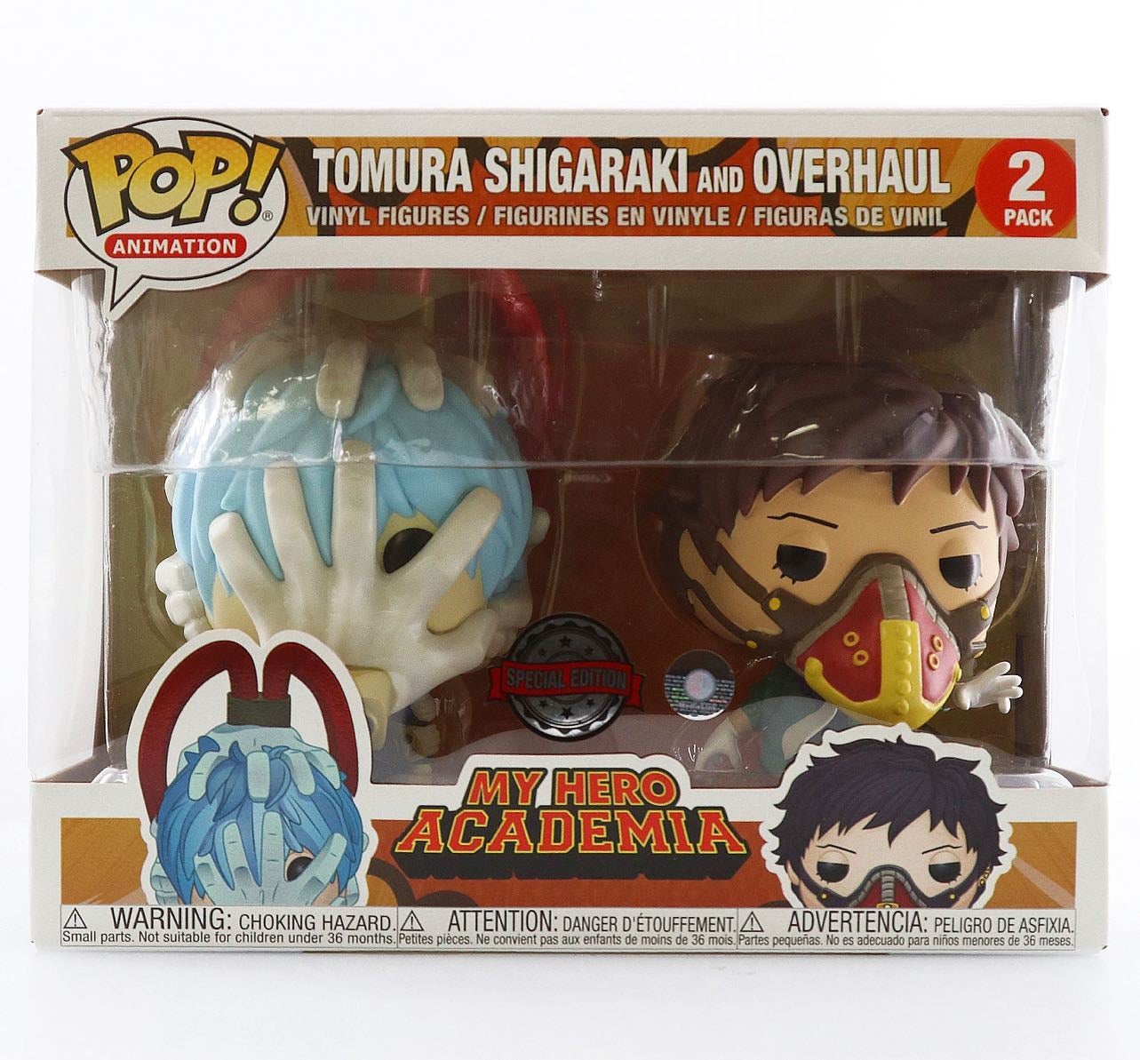 Image of Tomura Shigaraki and Overhaul 2-pack (My Hero Academia Funimation 2021 Exclusive)