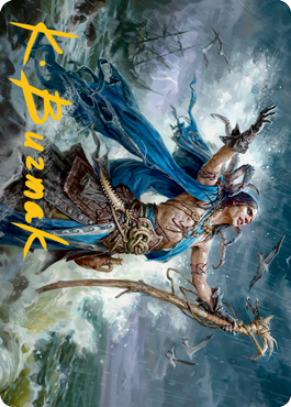 Image of Lier, Disciple of the Drowned Art Card (Gold-Stamped Signature) [Innistrad: Midnight Hunt Art Series]