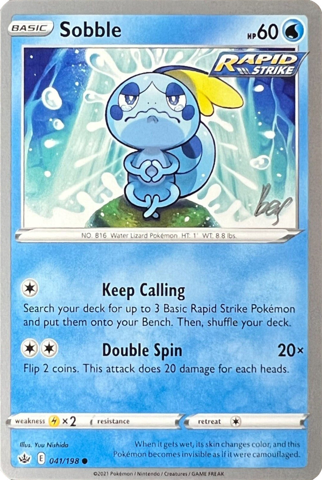 Image of Sobble (041/198) (Cheryl Again - Sebastian Lashmet) [World Championships 2022]