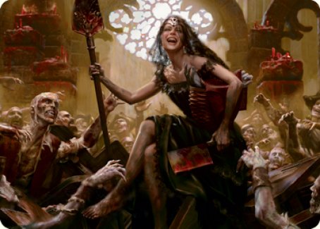 Image of Gisa, Glorious Resurrector Art Card [Innistrad: Midnight Hunt Art Series]