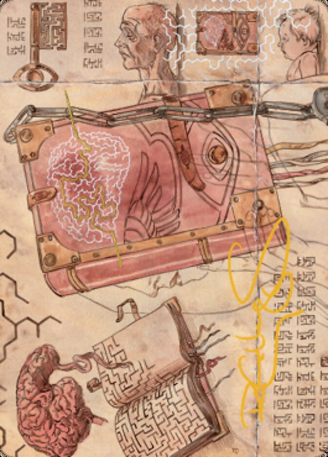 Image of Mazemind Tome Art Card (Gold-Stamped Signature) [The Brothers' War Art Series]