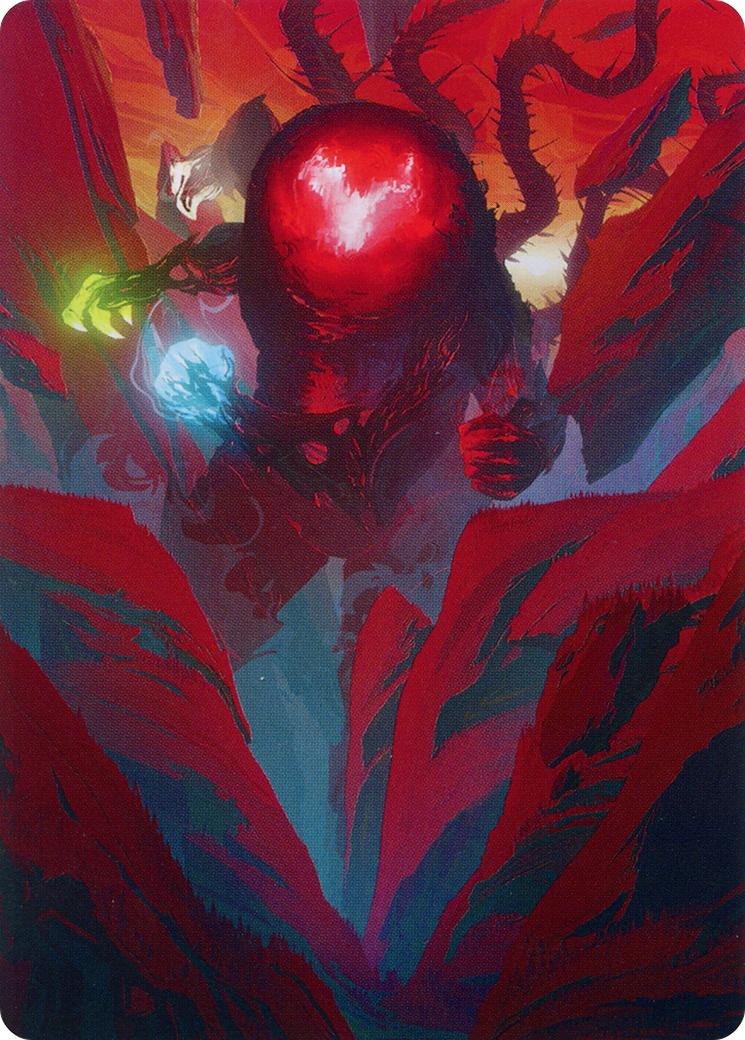 Image of Omnath, Locus of All Art Card (62) [March of the Machine Art Series]