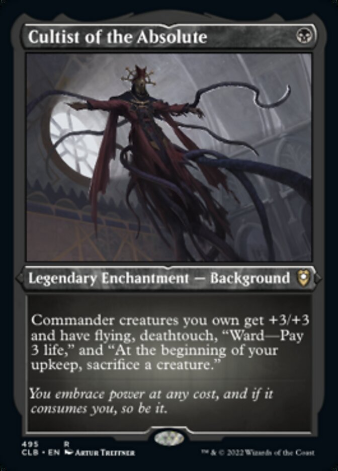 Image of Cultist of the Absolute (Foil Etched) [Commander Legends: Battle for Baldur's Gate]