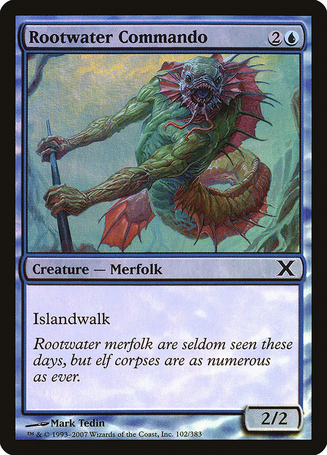 Image of Rootwater Commando (Premium Foil) [Tenth Edition]