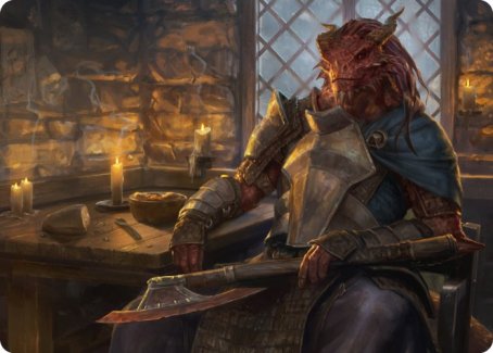Image of Jaded Sell-Sword Art Card [Dungeons & Dragons: Adventures in the Forgotten Realms Art Series]