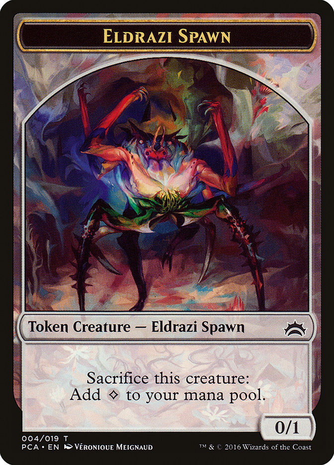 Image of Eldrazi Spawn Token (004/019) [Planechase Anthology Tokens]