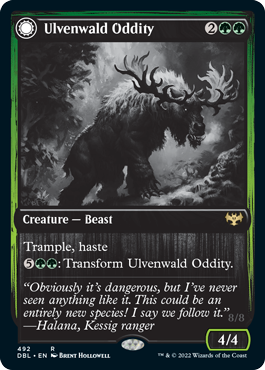 Image of Ulvenwald Oddity // Ulvenwald Behemoth [Innistrad: Double Feature]