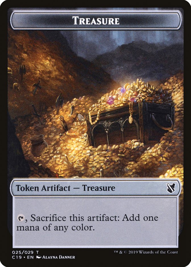 Image of Treasure Token [Commander 2019 Tokens]