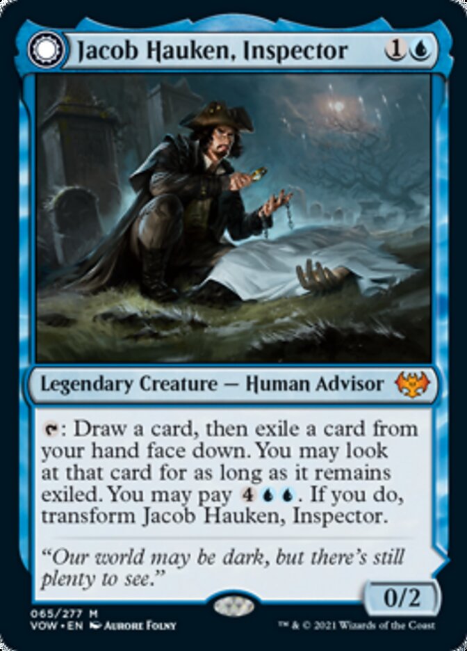Image of Jacob Hauken, Inspector // Hauken's Insight [Innistrad: Crimson Vow]