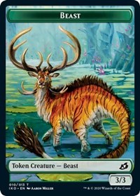 Image of Beast (010) // Hydra Double-Sided Token [Commander 2020 Tokens]