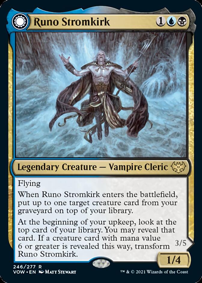 Image of Runo Stromkirk // Krothuss, Lord of the Deep [Innistrad: Crimson Vow]