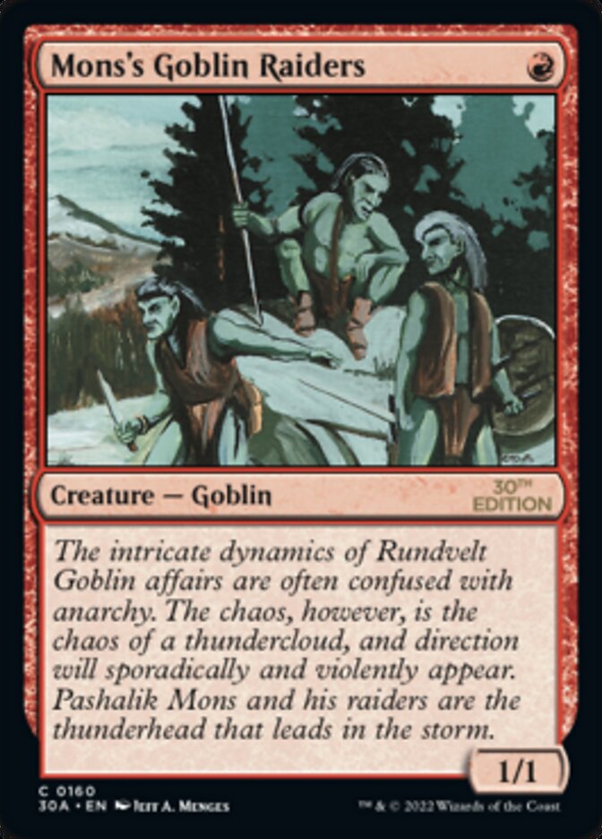 Image of Mons's Goblin Raiders [30th Anniversary Edition]