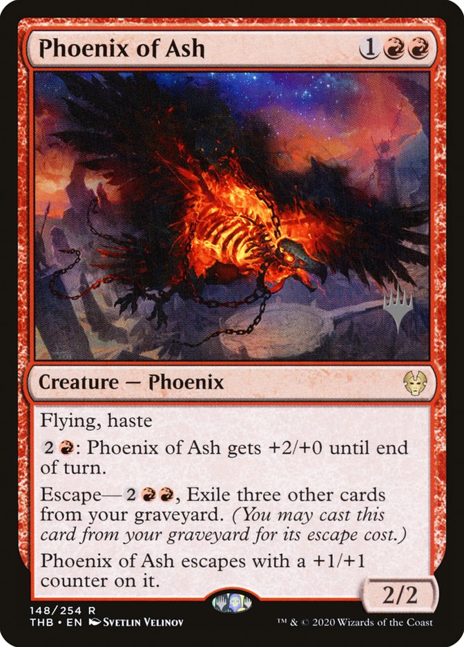 Phoenix of Ash (Promo Pack) [Theros Beyond Death Promos]