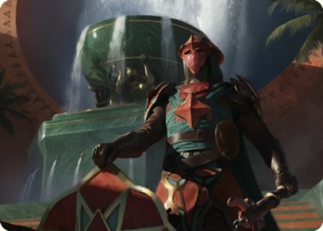 Image of Tomakul Honor Guard Art Card [The Brothers' War Art Series]