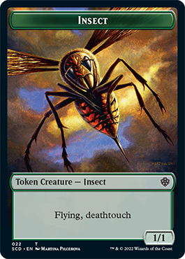 Image of Insect // Cat Double-Sided Token [Starter Commander Decks]
