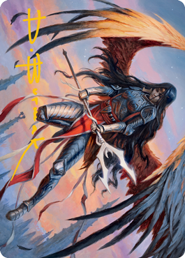 Image of Liesa, Forgotten Archangel Art Card (Gold-Stamped Signature) [Innistrad: Midnight Hunt Art Series]