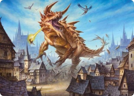 Image of Tarrasque Art Card [Dungeons & Dragons: Adventures in the Forgotten Realms Art Series]
