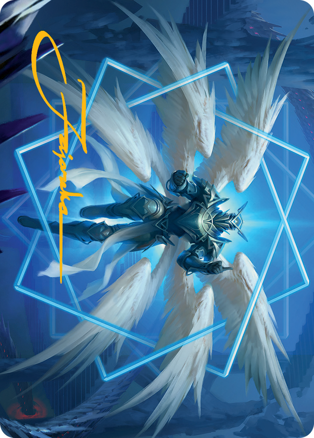 Image of Vertex Paladin Art Card (Gold-Stamped Signature) [March of the Machine Art Series]