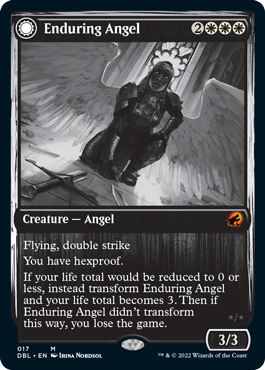 Image of Enduring Angel // Angelic Enforcer [Innistrad: Double Feature]