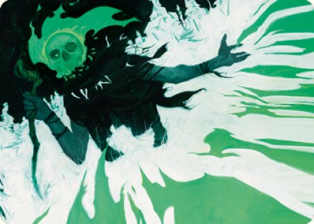 Image of Bone Splinters Art Card [Dominaria United Art Series]