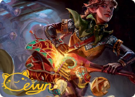 Image of Bag of Holding Art Card (Gold-Stamped Signature) [Dungeons & Dragons: Adventures in the Forgotten Realms Art Series]