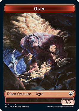Image of Ogre // Zombie Double-Sided Token [Starter Commander Decks]