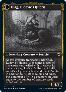 Image of Ludevic, Necrogenius // Olag, Ludevic's Hubris [Innistrad: Double Feature]