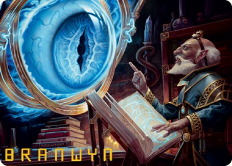 Image of Contact Other Plane Art Card (Gold-Stamped Signature) [Dungeons & Dragons: Adventures in the Forgotten Realms Art Series]