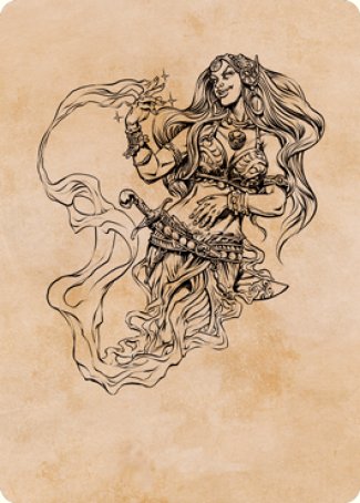 Image of Djinni Windseer (Showcase) Art Card [Dungeons & Dragons: Adventures in the Forgotten Realms Art Series]