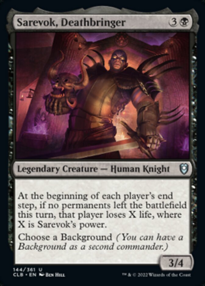 Image of Sarevok, Deathbringer [Commander Legends: Battle for Baldur's Gate]