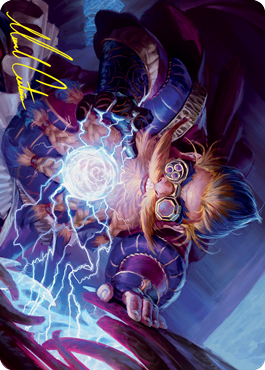 Image of Storm-Kiln Artist Art Card (Gold-Stamped Signature) [Strixhaven: School of Mages Art Series]