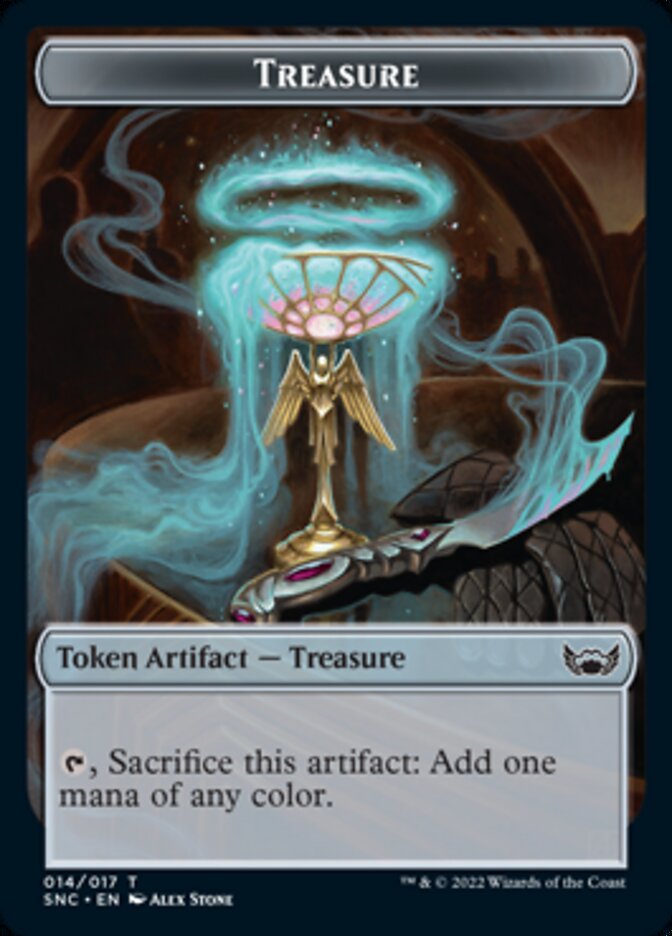 Image of Treasure (014) // Citizen Double-Sided Token [Streets of New Capenna Tokens]