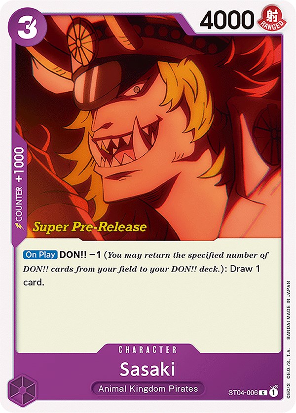 Image of Sasaki [Super Pre-Release Starter Deck: Animal Kingdom Pirates]