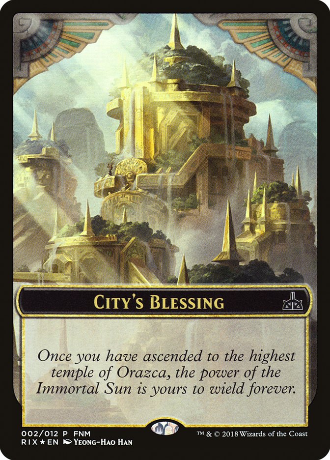 Image of City's Blessing // Elemental Double-Sided Token [Friday Night Magic 2018]