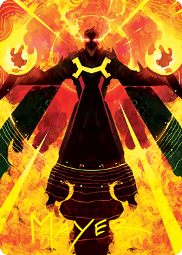 Image of Urza's Rage Art Card (Gold-Stamped Signature) [Strixhaven: School of Mages Art Series]
